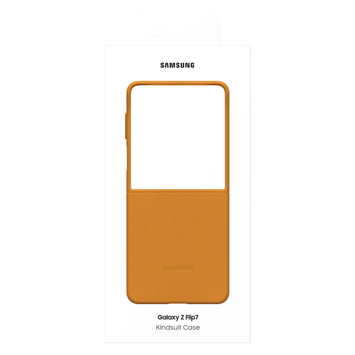 КАЛЪФ SAMSUNG FLIP7 K.SUIT CAMEL F-VF766