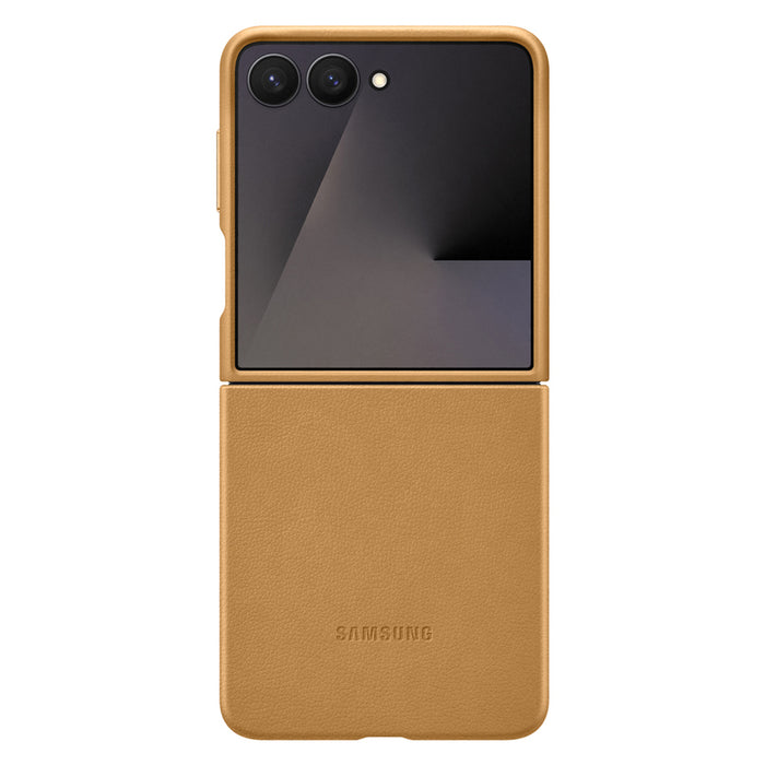 КАЛЪФ SAMSUNG FLIP7 K.SUIT CAMEL F-VF766