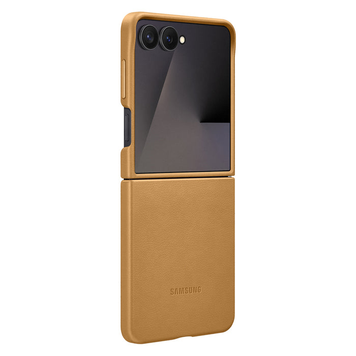 КАЛЪФ SAMSUNG FLIP7 K.SUIT CAMEL F-VF766