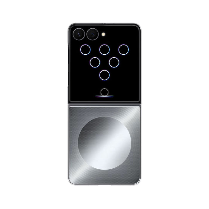 Калъф Samsung Flipsuit за Samsung Galaxy Z Flip 8 с интерактивна LED карта - сив