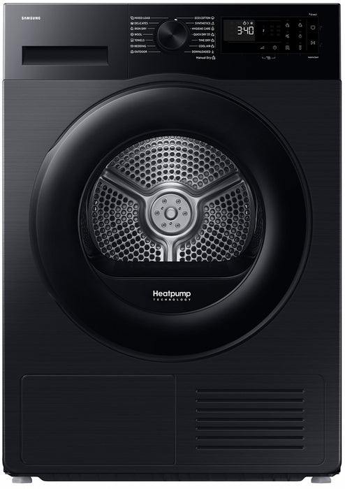 Сушилня SAMSUNG DV90DG52A0ABLE, 9 кг, Термопомпа, SmartThings, Black