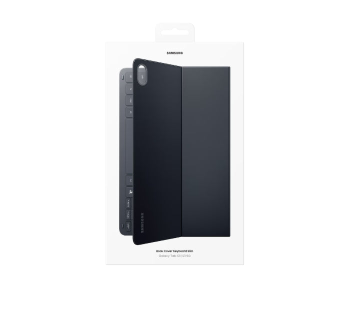 Samsung EF-DX730UBEGWW Тънък калъф-книга с клавиатура за Tab S11, черен