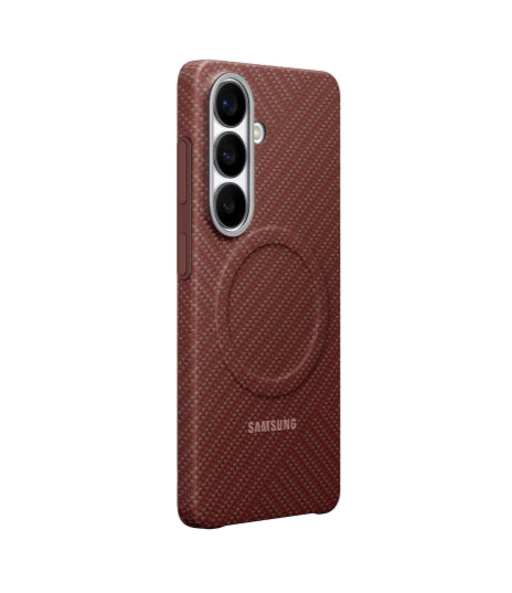 Калъф за Samsung S26 с магнит, коралово червен