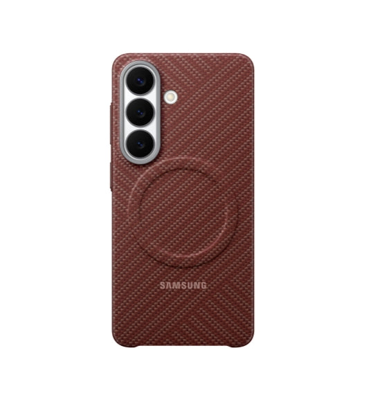 Калъф за Samsung S26 с магнит, коралово червен