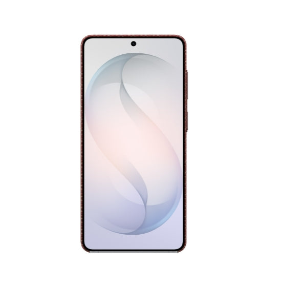 Калъф за Samsung S26+ с карбонов магнит, коралово червен