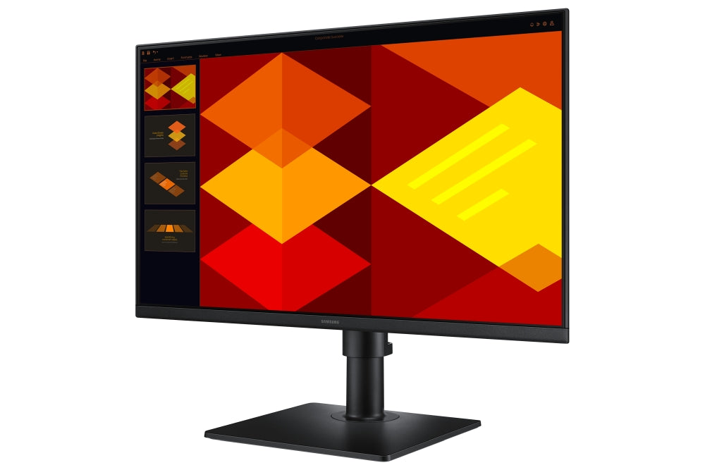 Samsung LS24D406GA, 24" IPS LED, 1920x1080, 5ms, 100 Hz, 250cd/m2, HDMI, DP, USB Hub, Черен