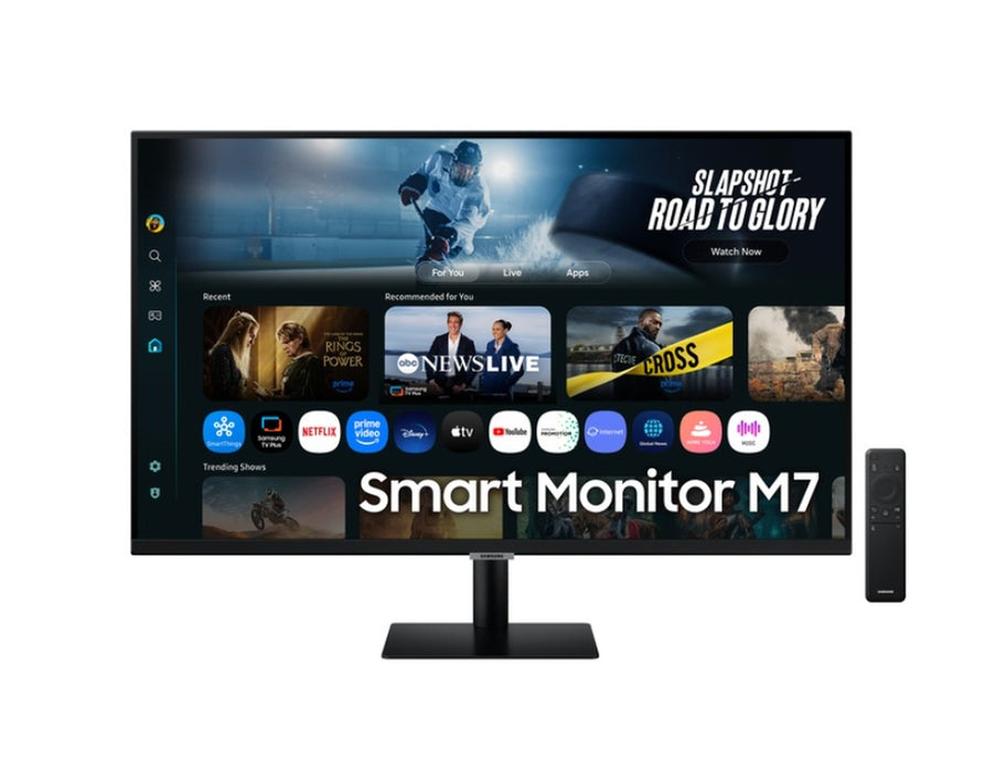 Samsung LS32FM700 32" VA LED, SMART 3840x2160 3xUSB 2.0, 2xHDMI 1.4, Wi-Fi 5, Bluetooth, Високоговорители, Черен