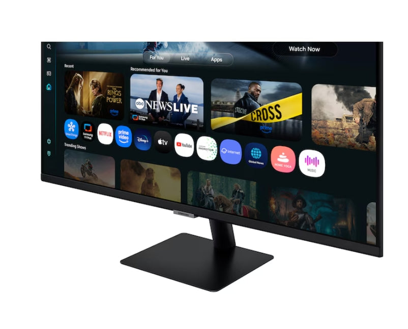 Samsung LS32FM700 32" VA LED, SMART 3840x2160 3xUSB 2.0, 2xHDMI 1.4, Wi-Fi 5, Bluetooth, Високоговорители, Черен