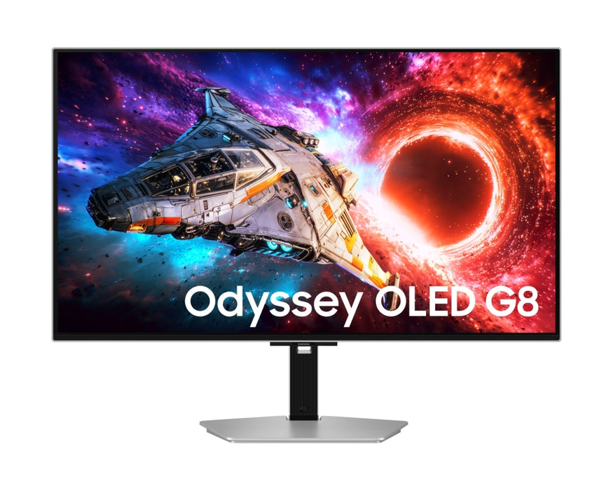 Samsung 32'' LS32HG800SU Odyssey OLED G8 4K 3840x2160 0.03ms 240Hz Glare-Free DP 2.1 (UHBR20) & USB-C (98W) Сребрист