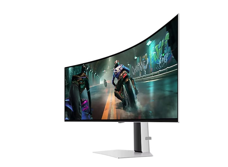 Samsung LS49DG910, 49" Odyssey G9 GAMING, Извит OLED, 1800R, 144Hz, Smart. 32:9, 5120 x 1440, Display Port, HDMI,Micro HDMI, USB Hub, Сребрист