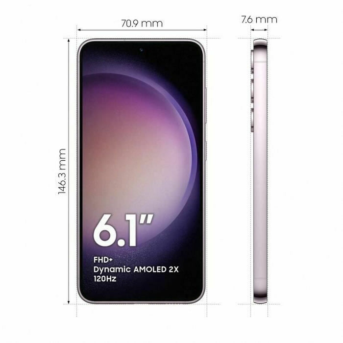 Смартфони Samsung SM-S911BLIDEUB 128 GB 6,1" 8 GB RAM 128 GB Виолетов
