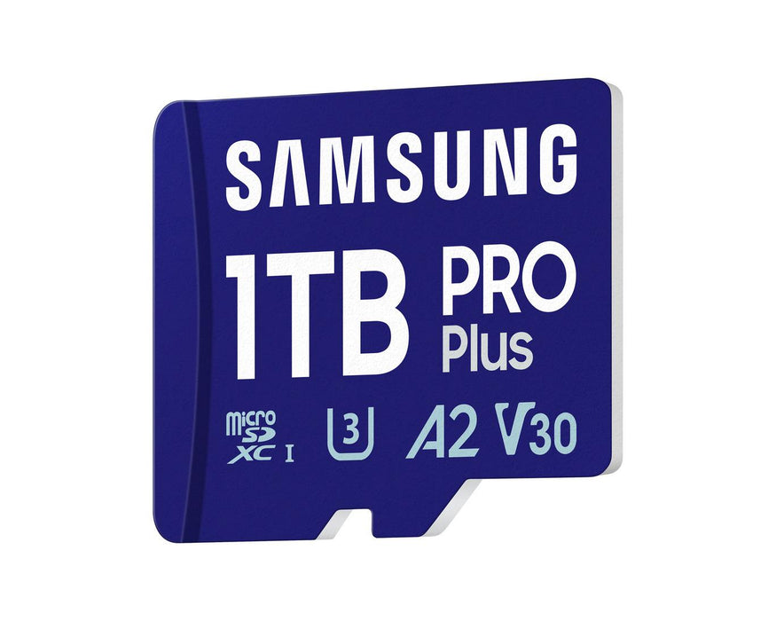 Карта памет Samsung PRO Plus 1 TB, microSDXC UHS-I Class 10, с адаптер