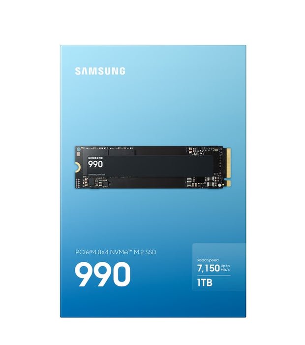 Samsung SSD 990 1TB PCIe 4.0 NVMe M.2 V-NAND Четене 7150 MB/s Запис 6450 MB/s