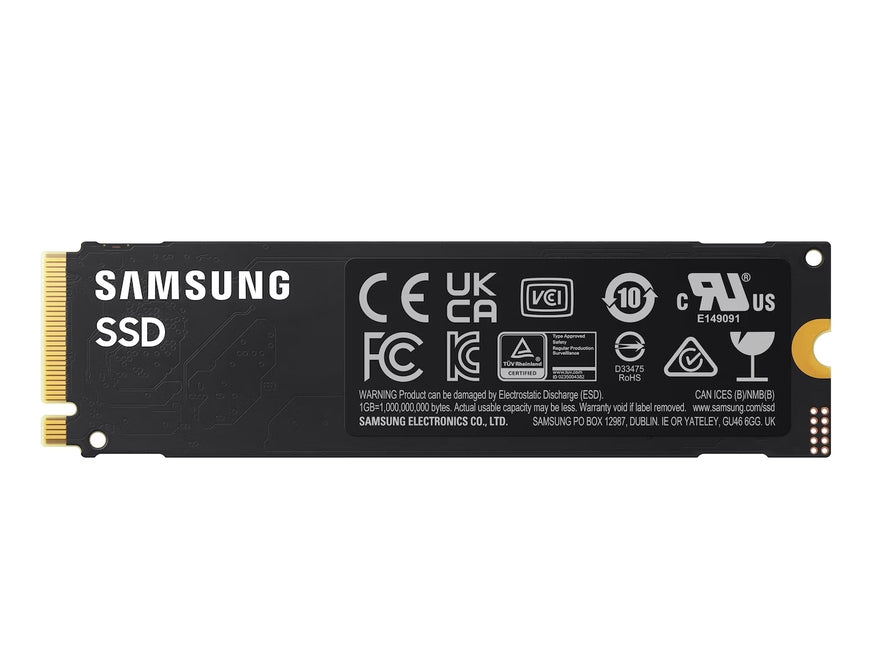 Samsung SSD 990 1TB PCIe 4.0 NVMe M.2 V-NAND Четене 7150 MB/s Запис 6450 MB/s