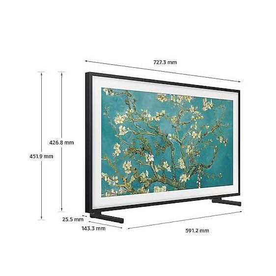 Телевизор SAMSUNG The Frame QE32LS03CBUXXH, 32", QLED 4K UltraHD, SmartTV Tizen™, LS03C (2023)