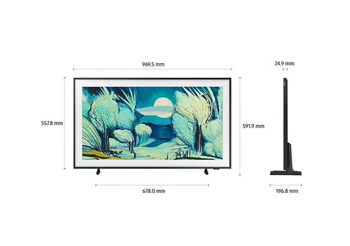 Телевизор SAMSUNG The Frame QE43LS03FAUXXH, 43", QLED 4K UltraHD, Vision AI, SmartTV Tizen™, LS03F (2025)