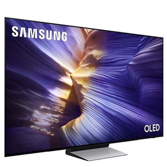 Телевизор SAMSUNG QE48S90FAEXXH, 48"(121 см), OLED, 4K Ultra HD, Vision AI Smart TV, S90F (2025)