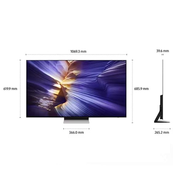 Телевизор SAMSUNG QE48S90FAEXXH, 48"(121 см), OLED, 4K Ultra HD, Vision AI Smart TV, S90F (2025)