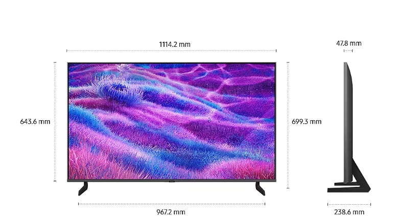 Samsung 50" 50QN80F Neo QLED Ultra HD 4K Mini LED Smart HDR 50Hz Модел 2025 Черен