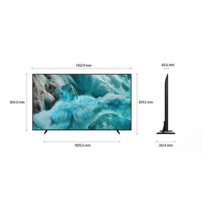 SAMSUNG QLED TV QE65Q7FAAUXXH 65", 4K Ultra HD, AI, Black EU