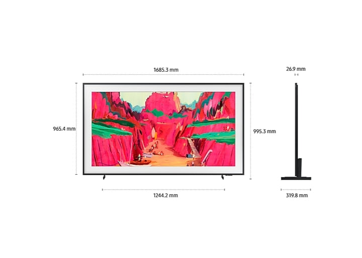 Телевизор SAMSUNG QE75LS03FWUXXH, 75", Neo QLED, The Frame Pro, 4K Ultra HD, Vision AI, Smart TV, 2025