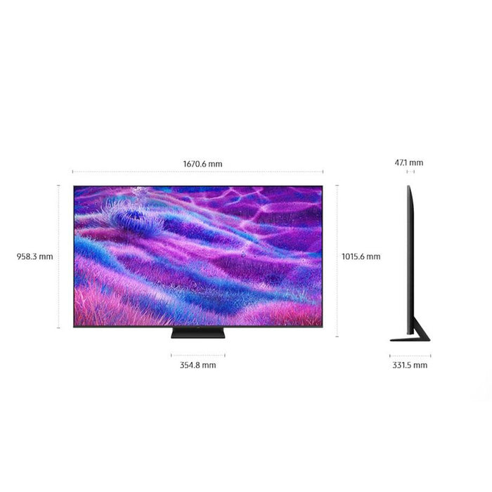 Телевизор SAMSUNG QE75QN80FAUXXH, 75"(189 см), Neo QLED QN80F, 4K UHD Vision AI, Smart TV (2025)