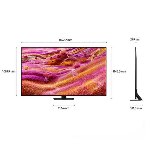 Телевизор SAMSUNG QE85QN90FATXXH, 85", Neo QLED QN90F, 4K UHD Vision AI, Smart TV (2025)