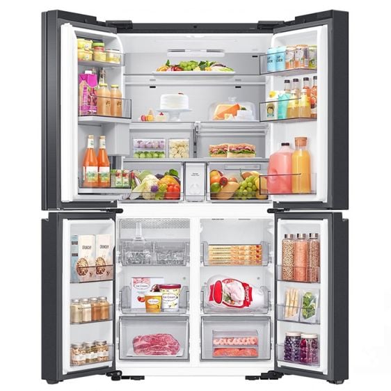 Хладилник с френска врата SAMSUNG Family Hub RF65DG9H0EB1EO, 636 л, Черен