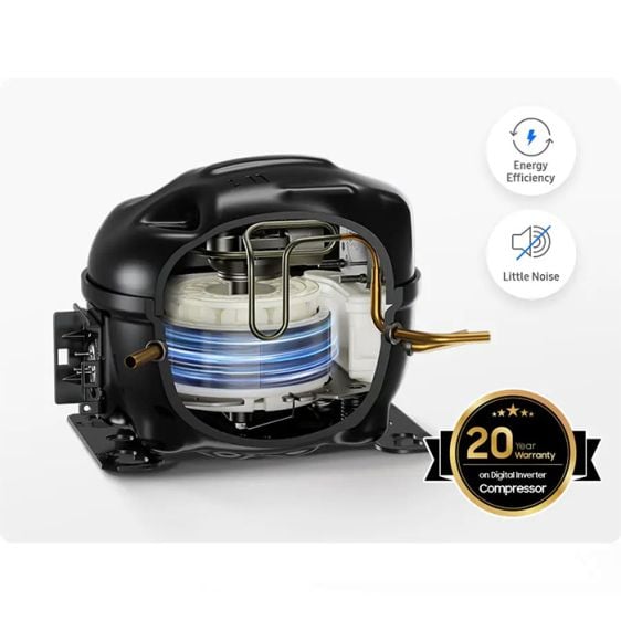 Хладилник с френска врата SAMSUNG Family Hub RF65DG9H0EB1EO, 636 л, Черен