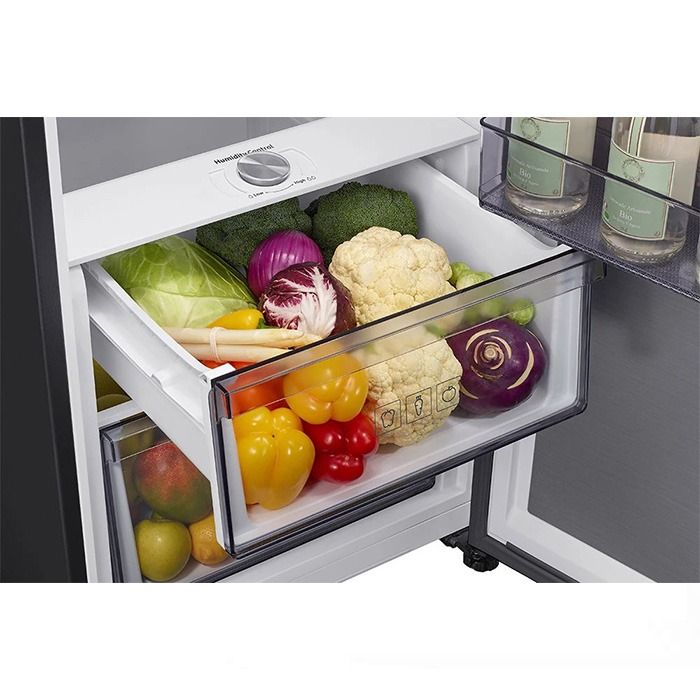 Хладилник SAMSUNG RR70H39CEFEO, 387 л, All-around Cooling, 185.8 см, Black