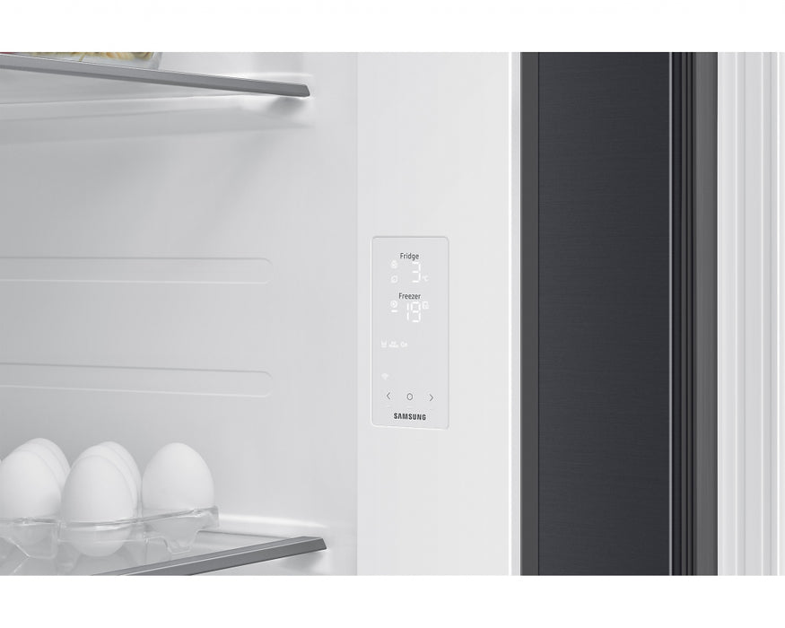 Хладилник с фризер SAMSUNG Side-by-Side RS70F65KEFEO, 640 л, Bespoke AI SBS -AI Energy, Wi-Fi, 178 см