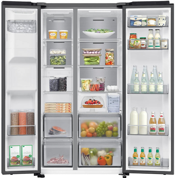 Хладилник с фризер SAMSUNG Side-by-Side RS70F65KEFEO, 640 л, Bespoke AI SBS -AI Energy, Wi-Fi, 178 см