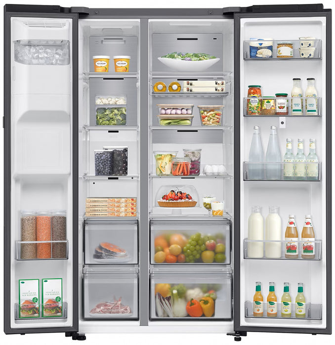 Хладилник с фризер SAMSUNG Side-by-Side RS90F66BEFEO, 614 л, Auto Open Door, 178.4 см