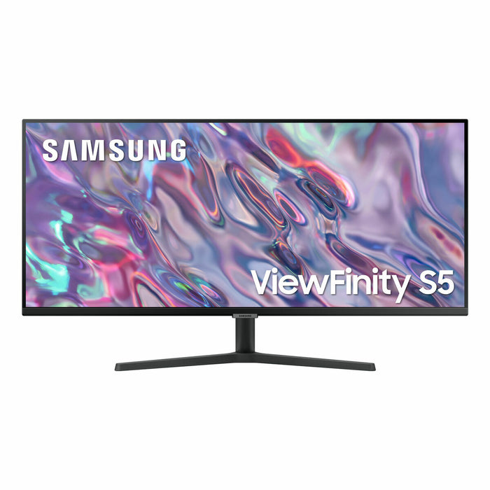Samsung 34S50GC, 34" VA, 100 Hz, 5 ms GTG, 3440x1440, 300 cd/m2, 3000:1, HDR 10, AMD FreeSync, PBP, Eye Saver, Flicker Free, Display Port 1.2, 2xHDMI 2.0, жак за слушалки, 178°/178°, черен