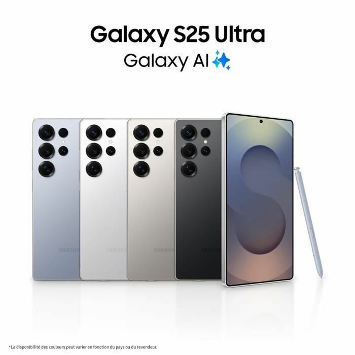 Смартфони Samsung S25 Ultra Silver 6,9" Qualcomm Snapdragon 8 Elite 12 GB RAM 256 GB Сребрист