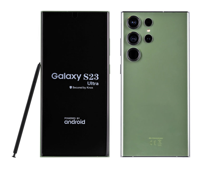 Samsung Galaxy S23 Ultra S918B DS 8/256GB/Зелен (РЕМАДЕ) 2 години Ремонтиран / Реновиран