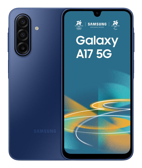 Samsung Galaxy A17 5G 17 см (6.7") Хибриден Двойна SIM карта Android 15 USB Type-C 4 GB 128 GB 5000 mAh Син