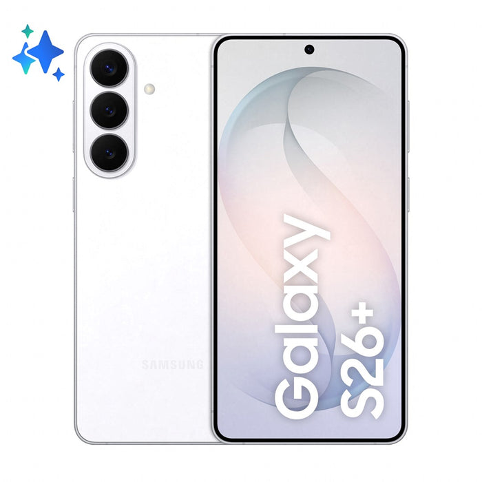 Samsung Galaxy S26+ 17 см (6.7") Две SIM карти Android 16.0 5G USB Type-C 12 GB 512 GB 4900 mAh Бял