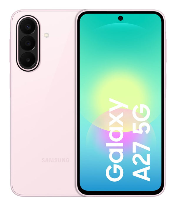 Samsung GALAXY A27 5G 17 см (6.7") Две SIM карти Android 16.0 USB Type-C 8 GB 256 GB 5000 mAh Светлорозов