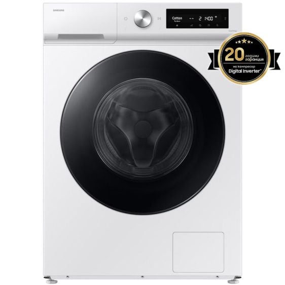 Пералня със сушилня SAMSUNG WD90DB7B85GWU4 Bespoke AI Combo - SmartThings AI Energy, 9/6 кг, 1400 об/мин, White