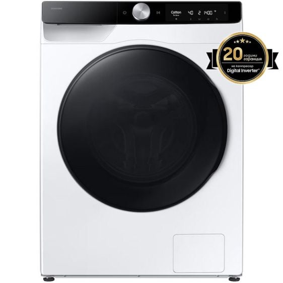 Пералня със сушилня SAMSUNG WD90DG6B85BKU4, 9/6 кг, SmartThings AI Energy, 1400 об/мин, White