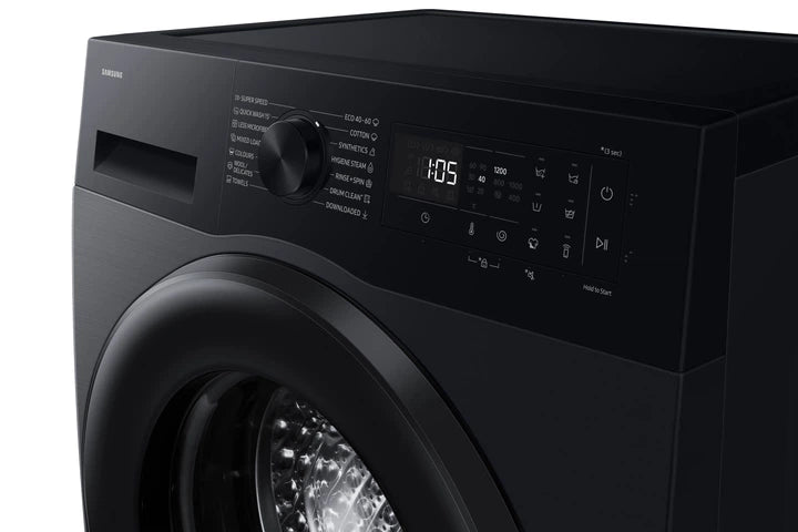 Пералня Samsung WW80FG5L32ABLE , 1200 об./мин., 8.00 kg, A , Черен