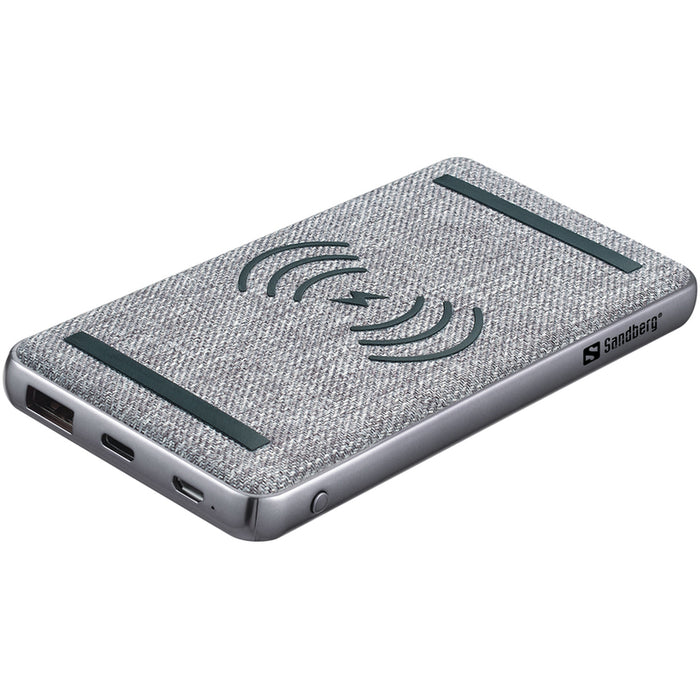 ВЪНШНА БАТЕРИЯ SANDBERG 10Ah PD20W WHIRELESS