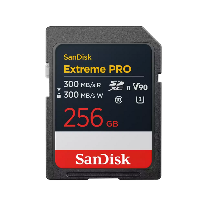 SanDisk Карта памет Extreme Pro SDXC 256GB, 300MB/s, V90 UHS-II