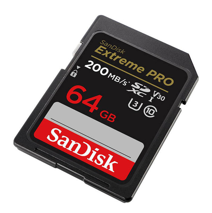 Карта памет SANDISK EXTREME PRO SDXC 64GB 200/90 MB/s UHS-I U3 (SDSDXXU-064G-GN4IN)
