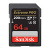 Карта памет SANDISK EXTREME PRO SDXC 64GB 200/90 MB/s UHS-I U3 (SDSDXXU-064G-GN4IN)