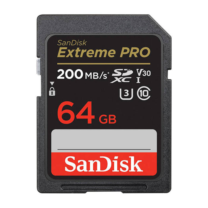 Карта памет SANDISK EXTREME PRO SDXC 64GB 200/90 MB/s UHS-I U3 (SDSDXXU-064G-GN4IN)