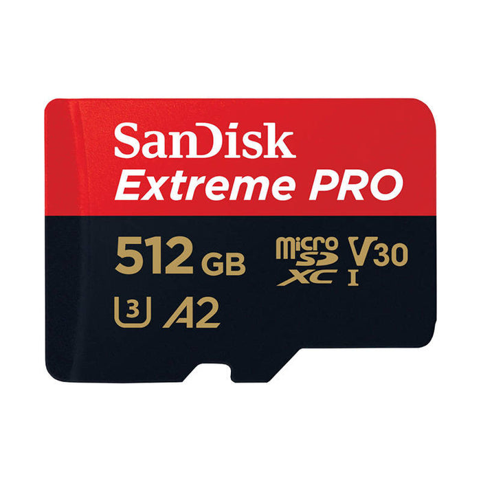 Карта памет SANDISK EXTREME PRO microSDXC 512GB 200/140 MB/s UHS-I U3 (SDSQXCD-512G-GN6MA)