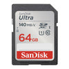 Карта памет SANDISK ULTRA SDXC 64GB 140MB/s UHS-I Class 10 (SDSDUNB-064G-GN6IN)