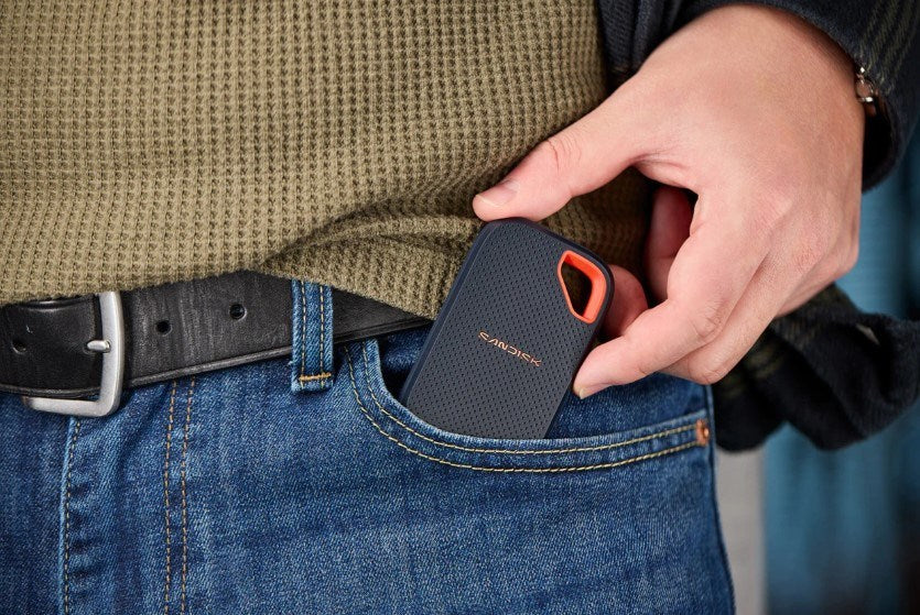 SanDisk Extreme Portable SSD (V3) 2 TB USB Type-C USB 3.2 Gen 2x2 Червен, Син